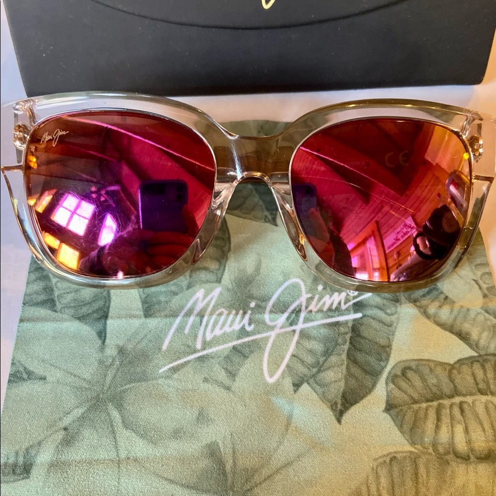 Maui Jim Sunglasses Siren Song- pink Custom style!!